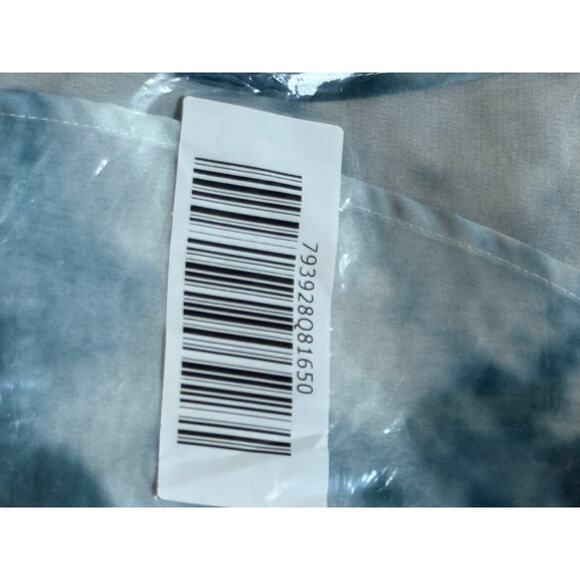 Colleen Lopez Blue White Tie Dye Duster MP New In Package - Picture 5 of 6